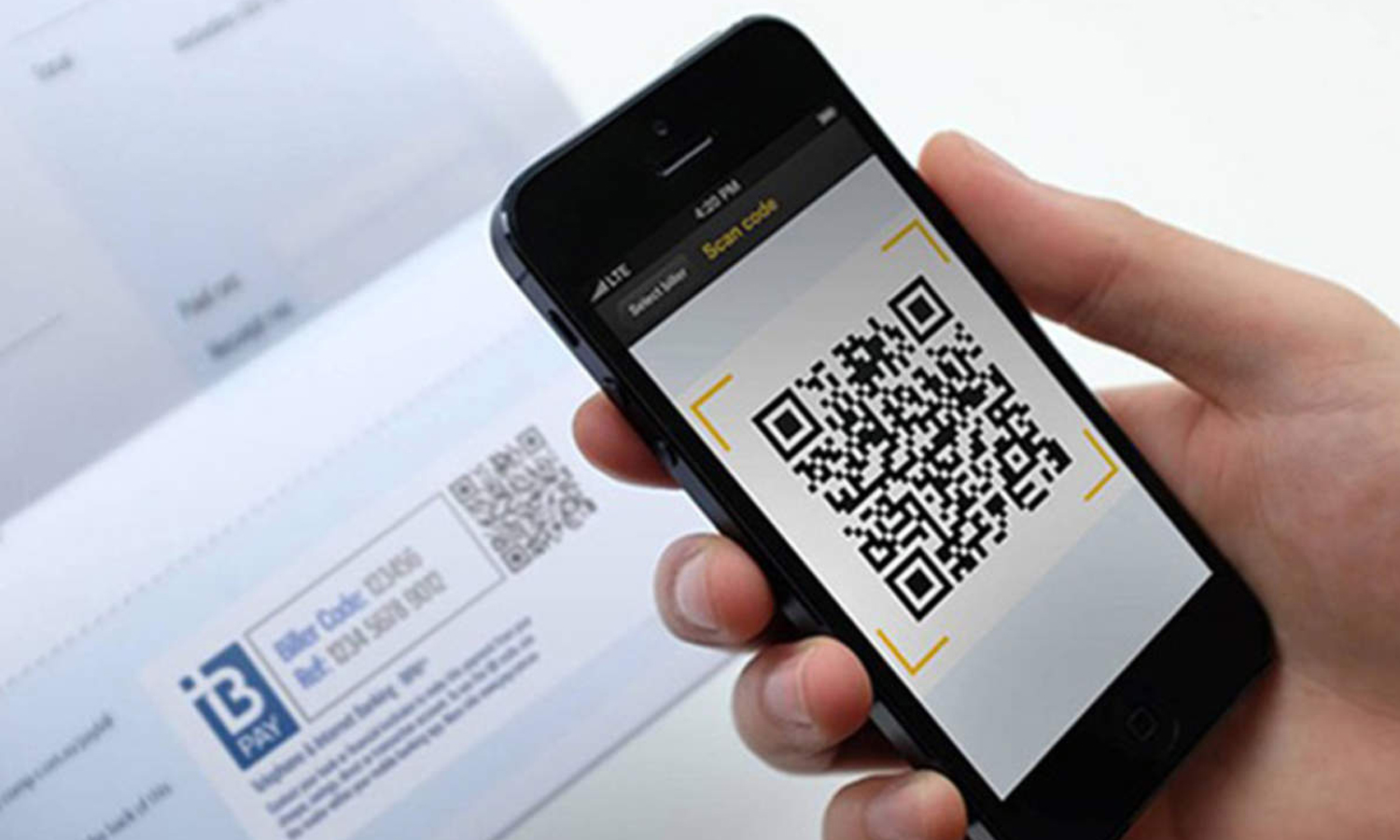 Оплата при помощи QR кода