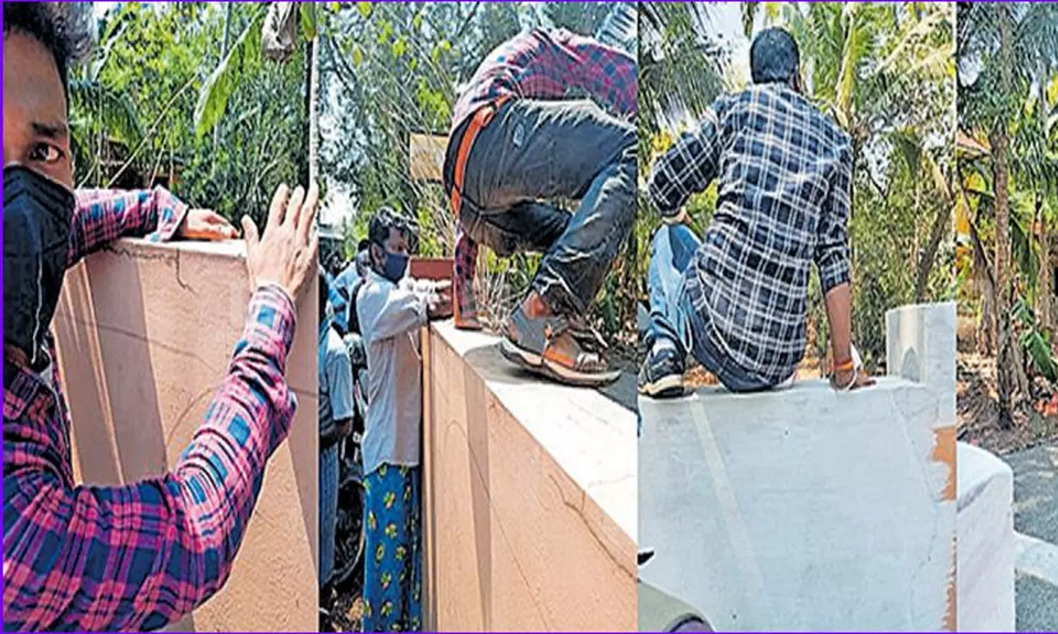 മതിലുചാടിയെത്തി കല്ലിടാൻ ശ്രമം; നായ്ക്കളെ അഴിച്ചുവിട്ട് വീട്ടുകാർ