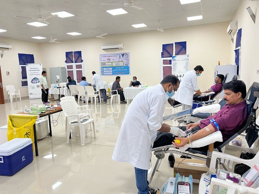 OCYM has organized a blood donation camp in Salalah