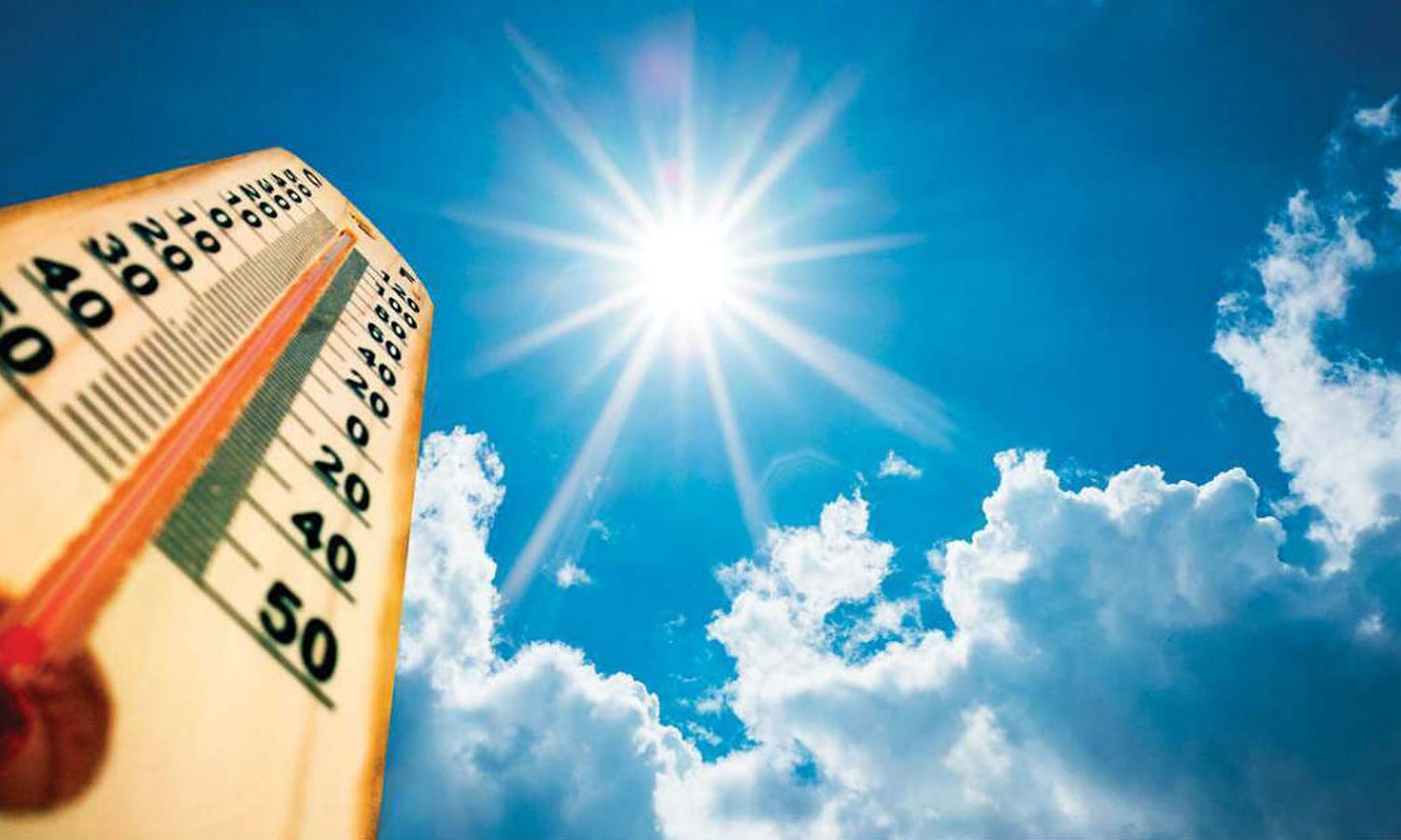 Intense heat in Kuwait;  Temperature from 40 to 45 degrees Celsius