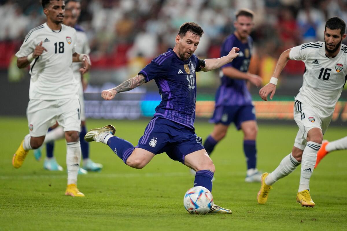 Messi came, saw and won;  Fans in Abu Dhabi are thrilled