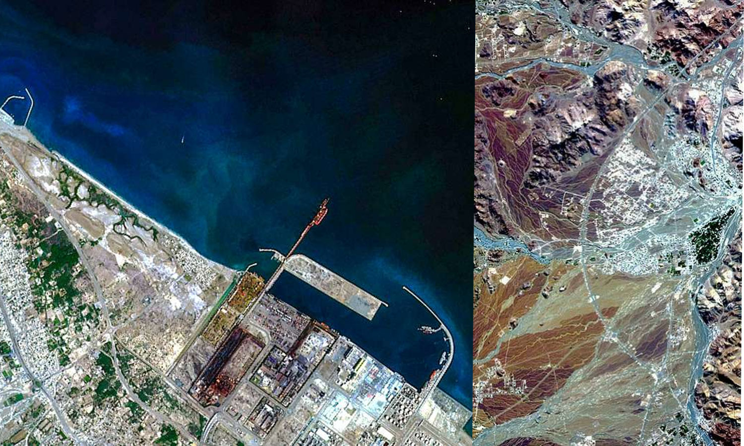 Oman’s First Satellite Aman-One Releases High-Resolution Images of Suhar Port and Hajar Mountains