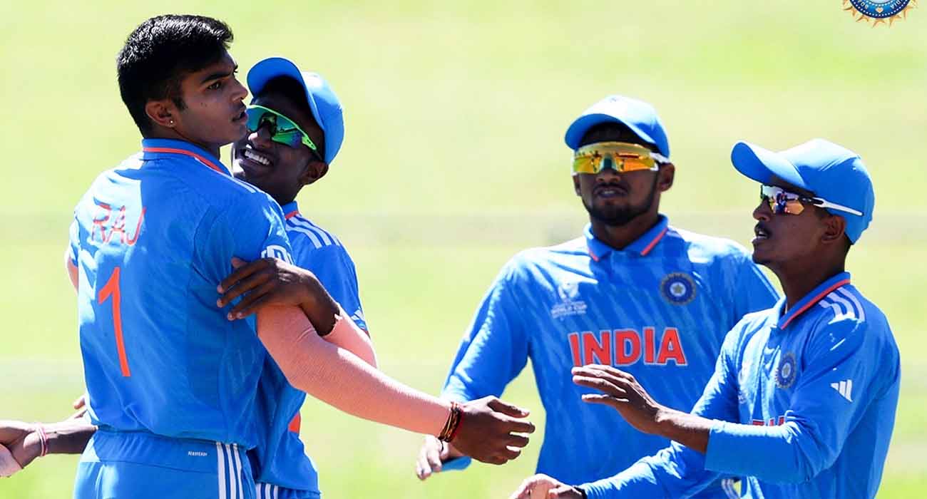 India Sets Target of 245 Runs Against South Africa in U-19 World Cup Semi-Finals