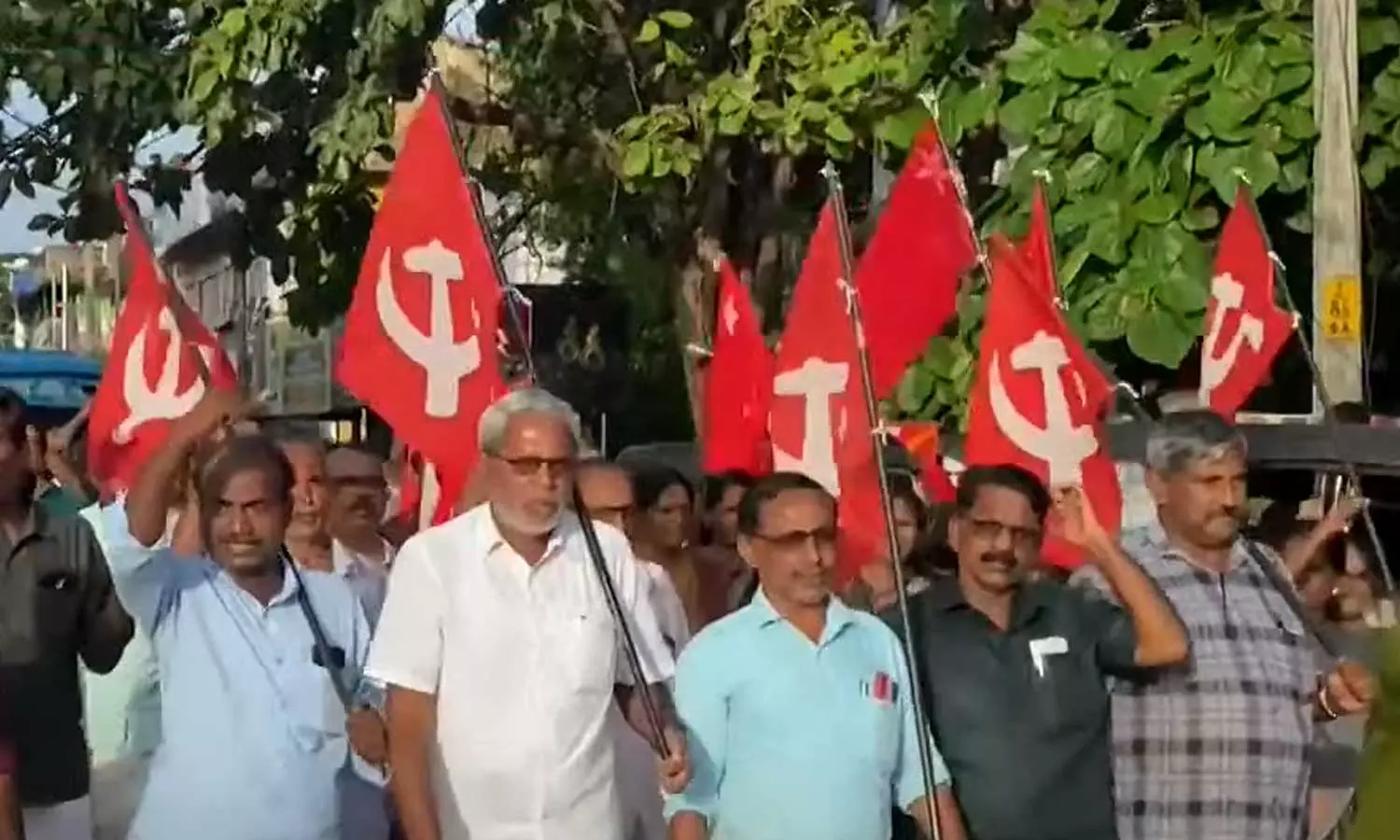 CPM protest against police in Tanur